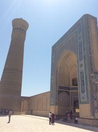 Low angle view of historical building against sky