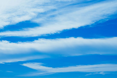 Low angle view of clouds in sky