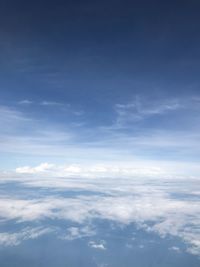 Low angle view of clouds in sky