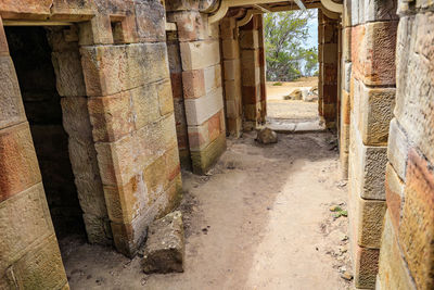 Corridor of old building