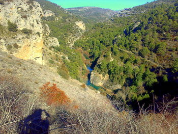 Scenic view of mountains