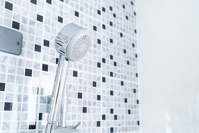 Close-up of shower head