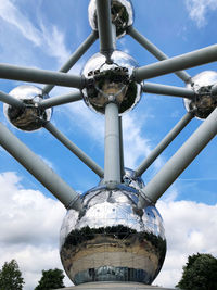 Low angle view of built structure against sky