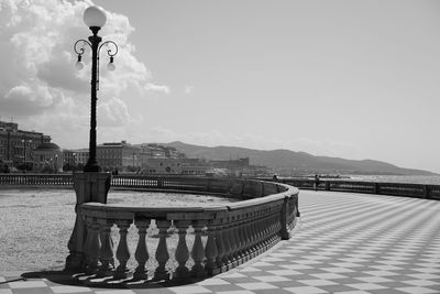 Mascagni terrace in a sunny day 