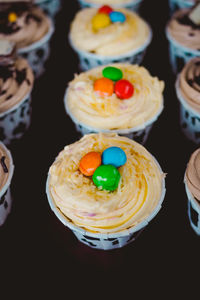 Close-up of cupcakes