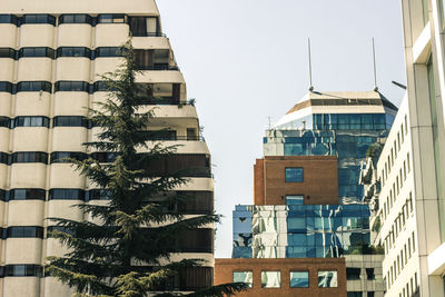 Low angle view of buildings against sky