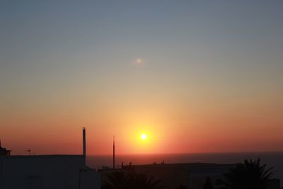 Scenic view of sunset against sky