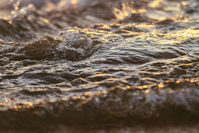 Close-up of sea water