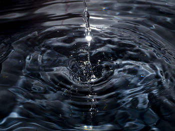 Close-up of splashing water