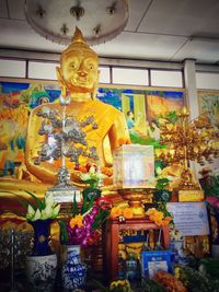 Buddha statue in temple