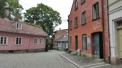 Houses against sky