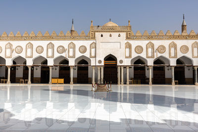 Internal yard of old mosque in cairo