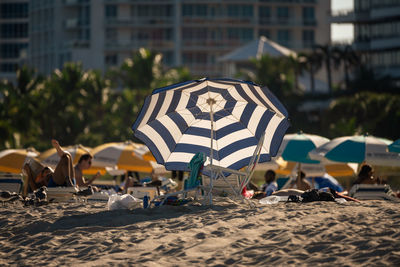 Group of people on beach