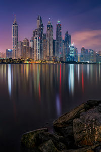 Dubai city center skyline, united arab emirates