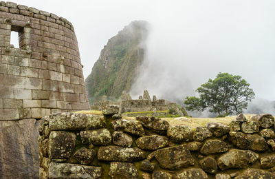 View of monument against cloudy sky