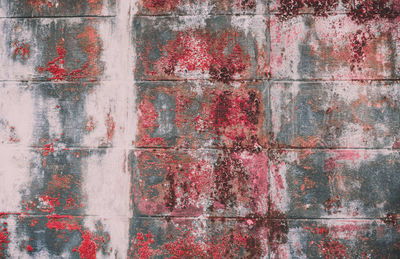 Full frame shot of weathered wall