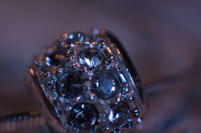 Close-up of diamond ring