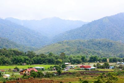 Scenic view of mountains