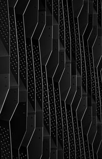 High angle view of spiral staircase