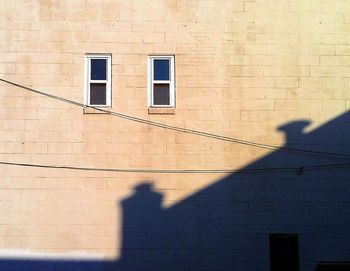 View of brick wall
