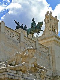 Low angle view of old building