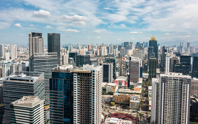 Cityscape against sky