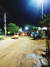 City street at night