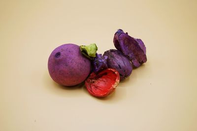 Close-up of fruits on table