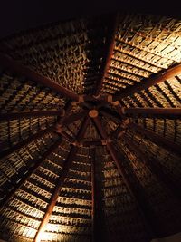 Low angle view of ceiling