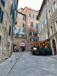 Street amidst buildings in town
