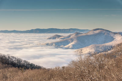 Panoramic view of landscape against sky