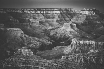 View of rock formations