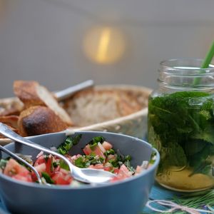 Close-up of salad in bowl