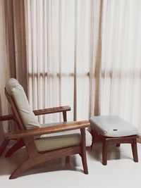 Chairs and tables at home