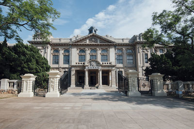 Facade of historical building