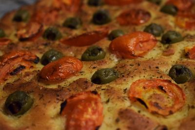 Close-up of pizza