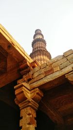 Low angle view of a temple