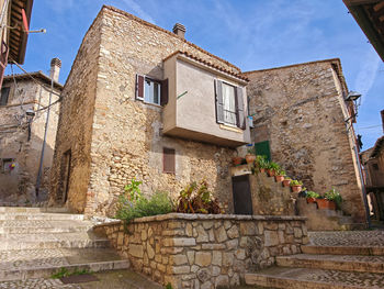 Low angle view of old building