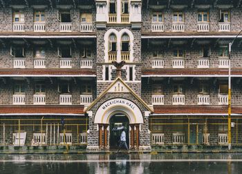 Facade of building