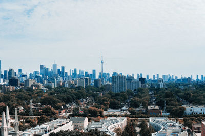 City buildings against sky