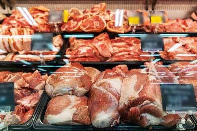 Close-up of food for sale at store