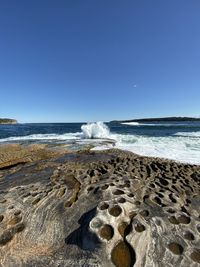 Waves crashing