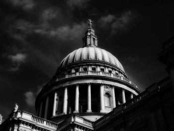 Low angle view of cathedral against sky in city