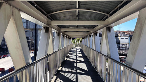 Shadow light on ground, architecture bridge, empty space...