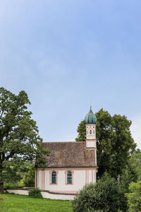 Chapel in bavarian landscape