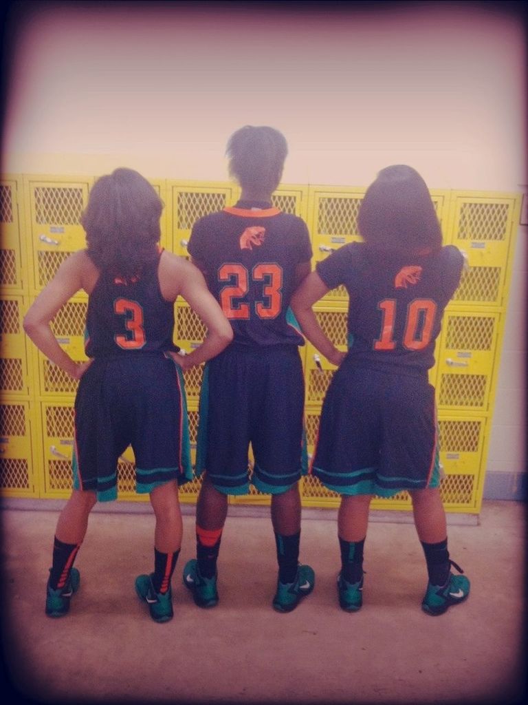 Before our game. #23 #10 #3 3pack 