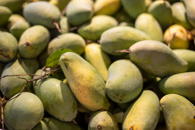 Full frame shot of fruits for sale at market stall