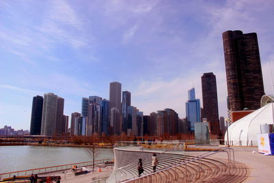 City skyline against sky
