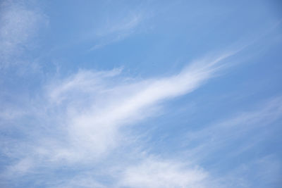 Low angle view of clouds in sky