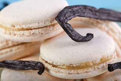 Close-up of dessert on table